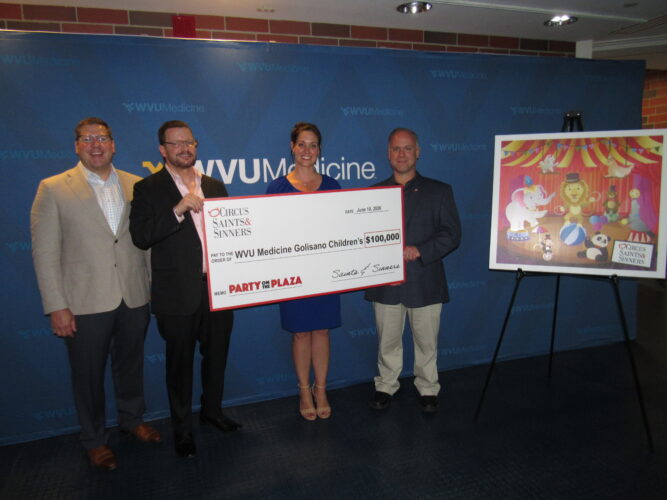 Circus Saints And Sinners Pledge $100K Donation To WVU Medicine Children’s Center in Wheeling